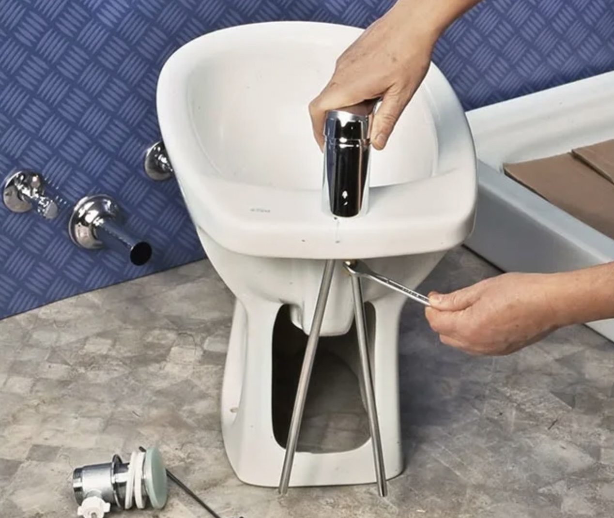 Монтаж биде Установка биде