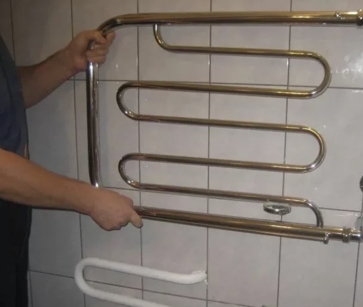 Перенос полотенцесушителя Перенос полотенцесушителя